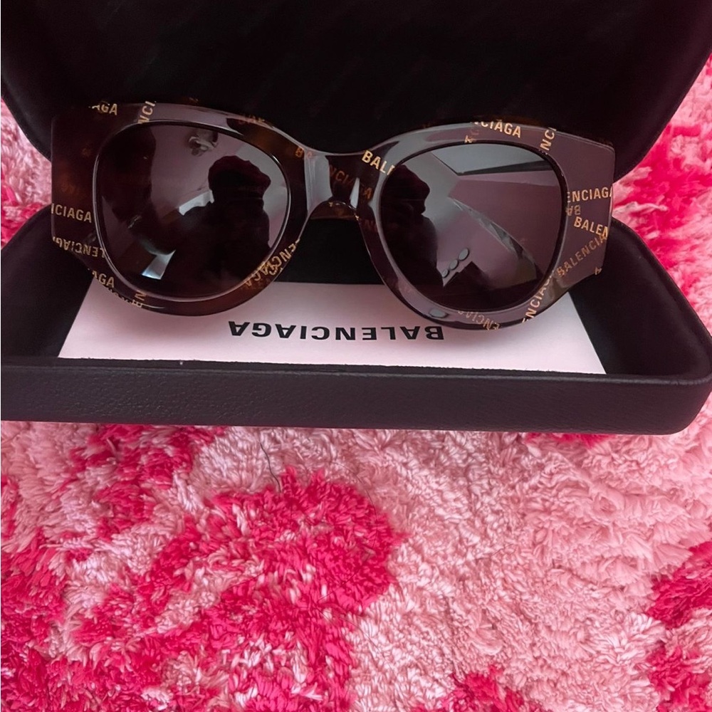 Balenciaga Dark Brown Sunglasses